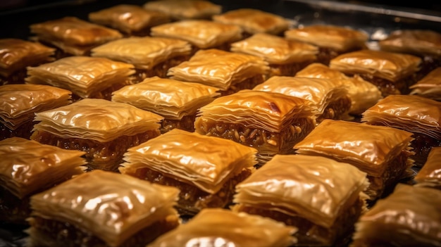 Baklava food of MIDDLE EAST