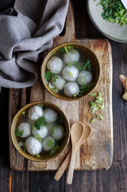 Bakso of baso is een Indonesische gehaktballensoep