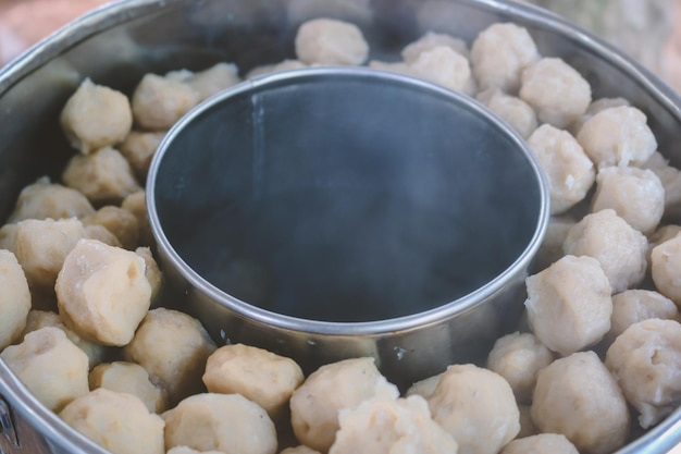 Bakso pentol traditional meat ball from Indonesia