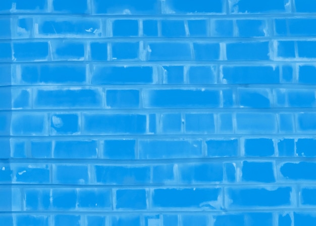 bakstenen muur achtergrond blauwe kleur