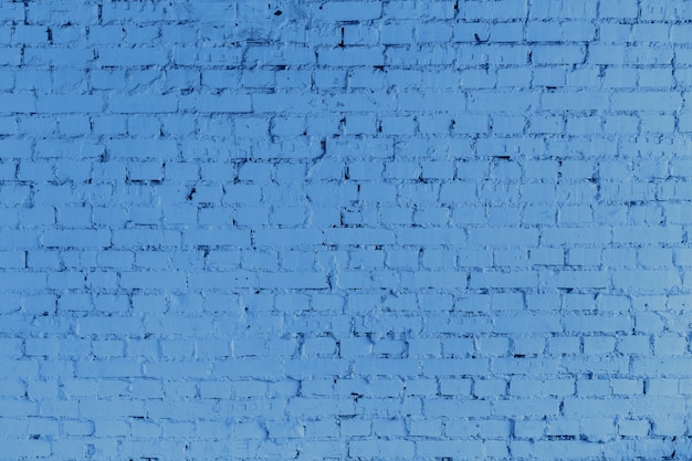 Foto bakstenen muur blauwe kleur