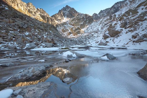 Balaitus Peak gezien vanaf het Chelato-meer