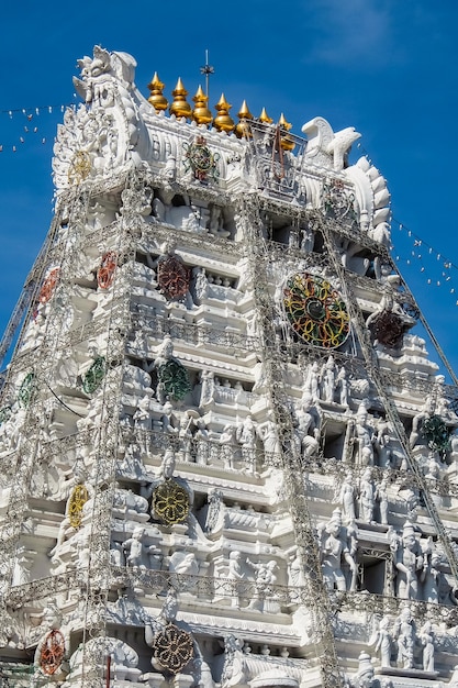 Balaji-tempel op de Tirumala-heuvel Sri Venkateswara Swamy Vaari-tempel Tirumala Tirupati India