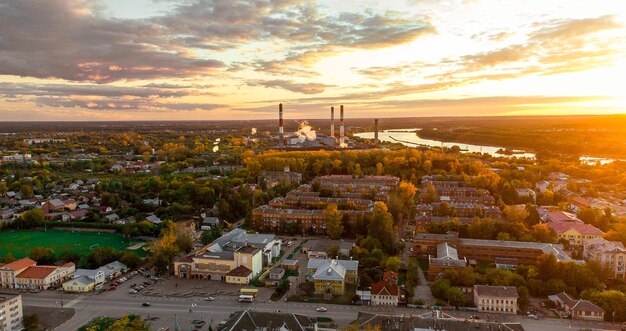 Фото Городской пейзаж балахны