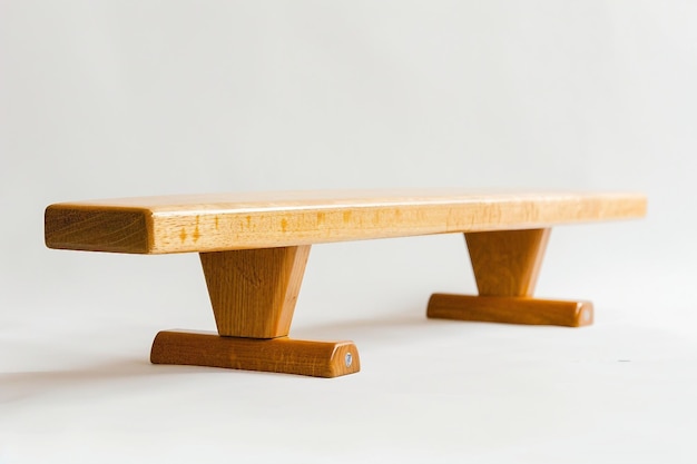 Balance Beam On White Background