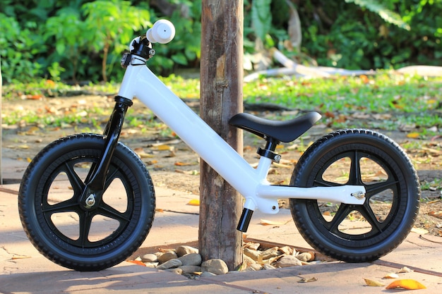 Balance bike in the park