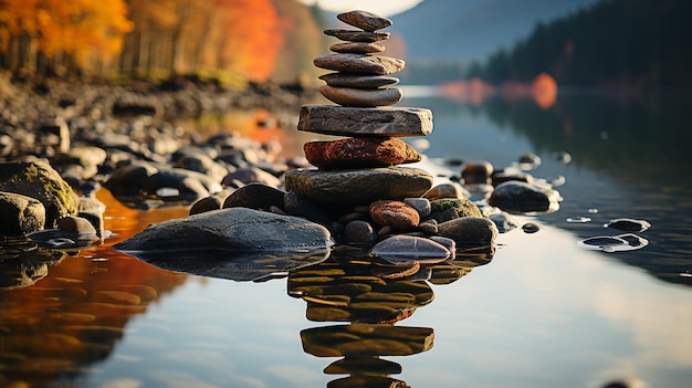 Balanced Pebble Harmony