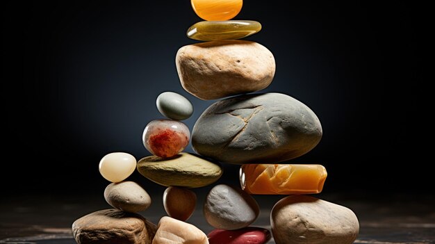 Балансированные камни - скульптура гармонии, бросающая вызов гравитации