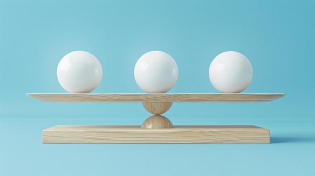 Balancing balls placed on scales or weigher