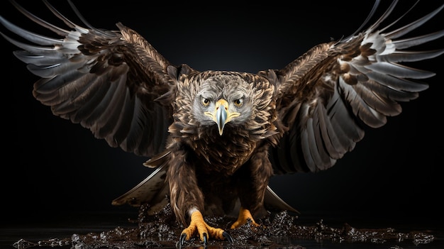 bald bald eagle eagle bird isolated on white background