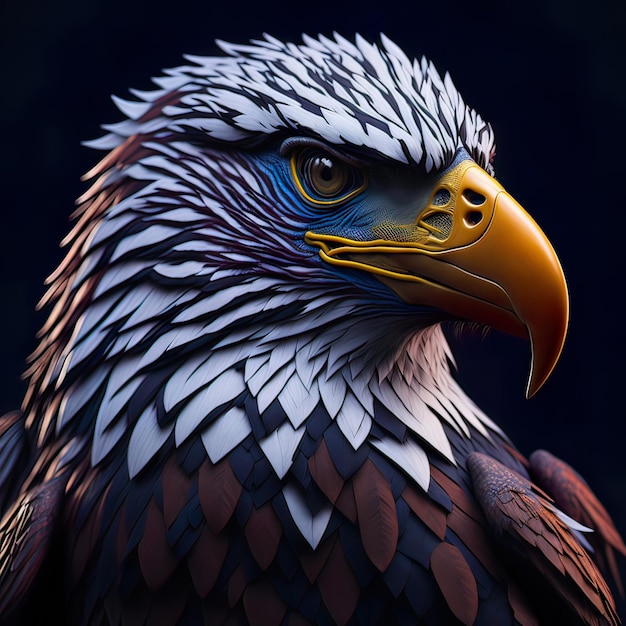 Bald Eagle American Independence Day Een majestueuze viering van patriottisme en vrijheid