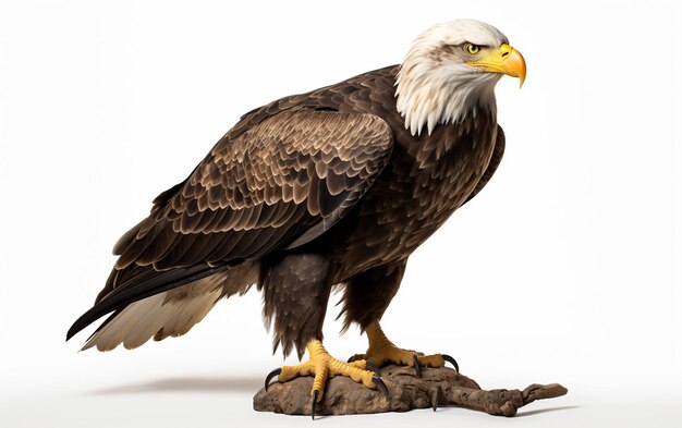 Bald Eagle isolated on a transparent background