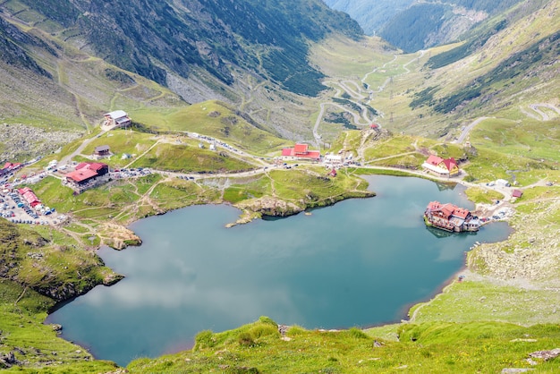 Balea Lake from top