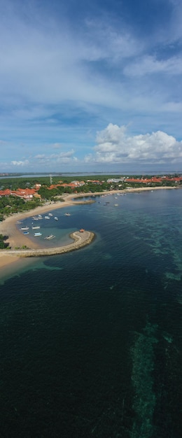 Photo bali beach landscape