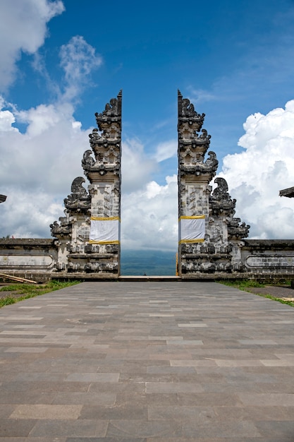 Bali tempel reflectie