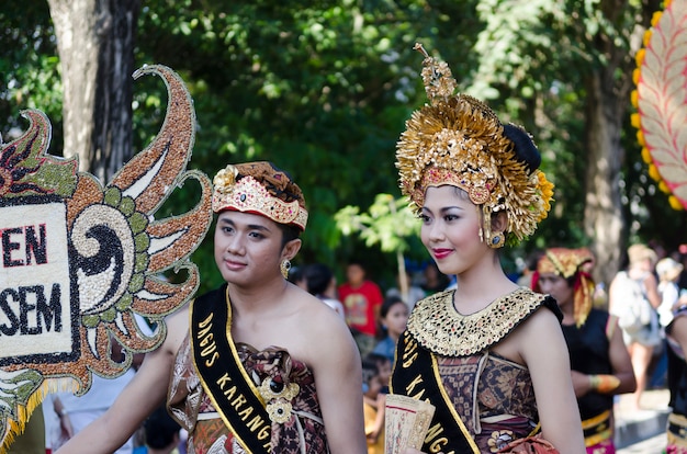 Balinees dansfestival in Indonesië