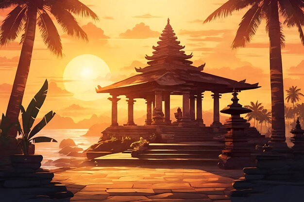 Balinese Harmony Illustrated Nyepi Puzzle Collection