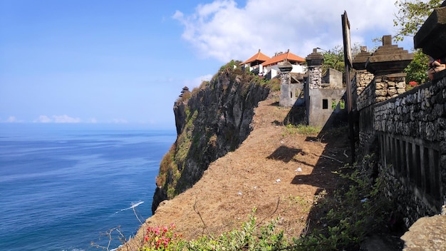 Balinese Hindu sea temple located in Uluwatu