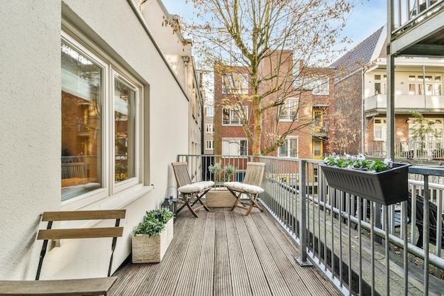 Balkon van een huis