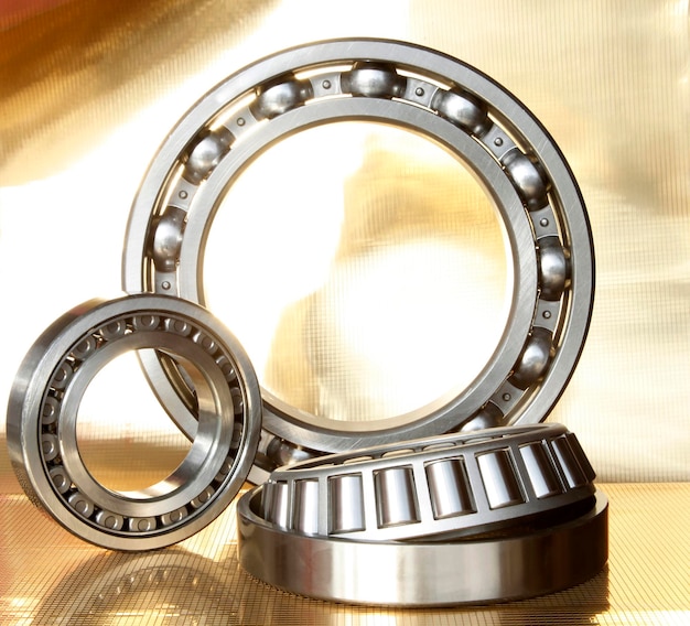 Ball bearings background