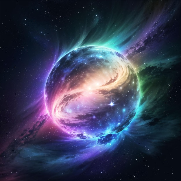 우주에서 다채로운 에너지의 공