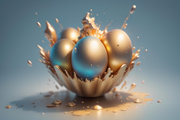 Ball falling splash special effect wallpaper background