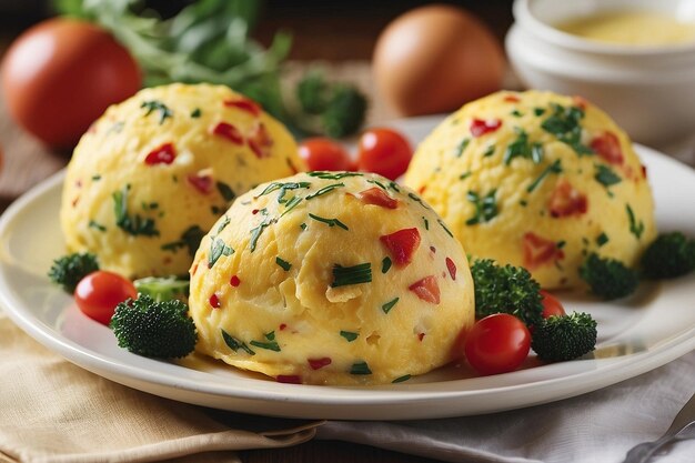 Ball omelets