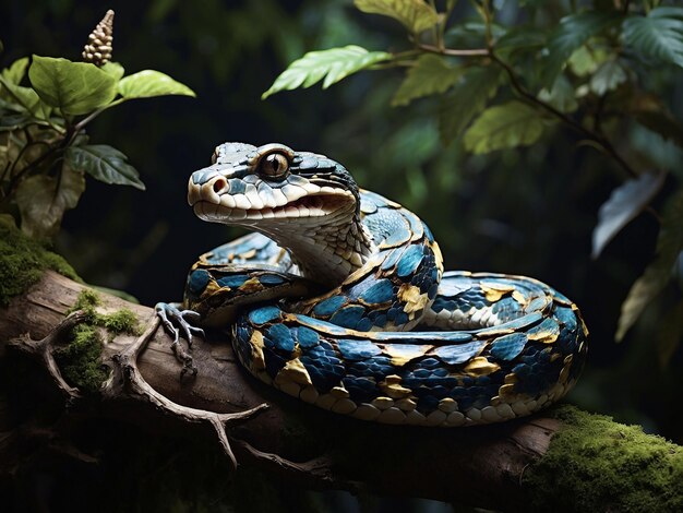 Ball phyton snake closeup head ball phyton snake closeup on wood