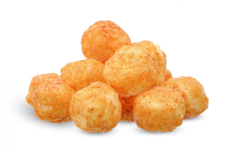 Photo ball snack isolated on white background