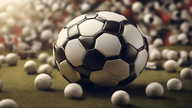 ball soccer concept sport banner