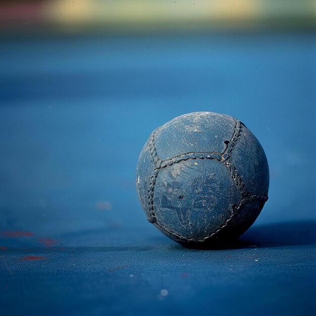 a ball that has the word  the word  on it