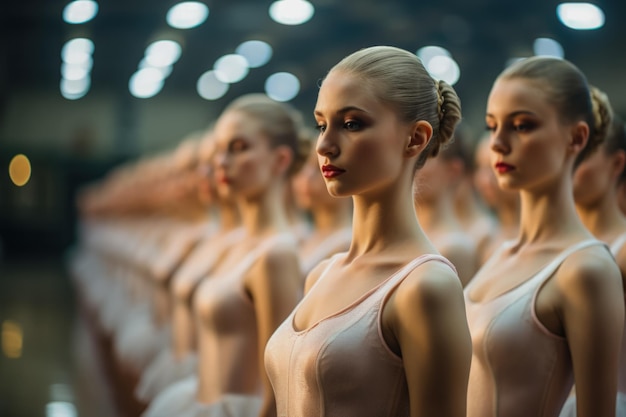 Ballerinas at the repetition