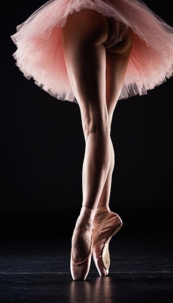 ballet dancer legs ai generative