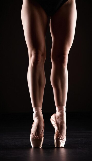 ballet dancer legs ai generative