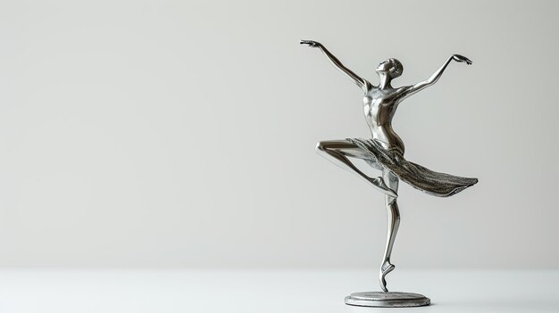 Ballet dancer statue Generative AI