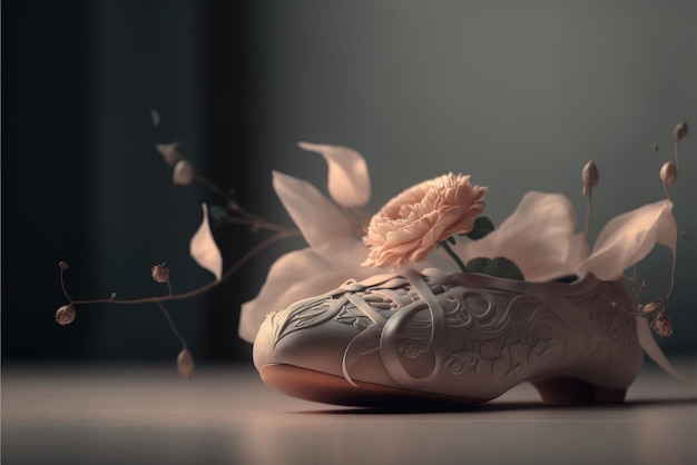 ballet shoes 4k photo