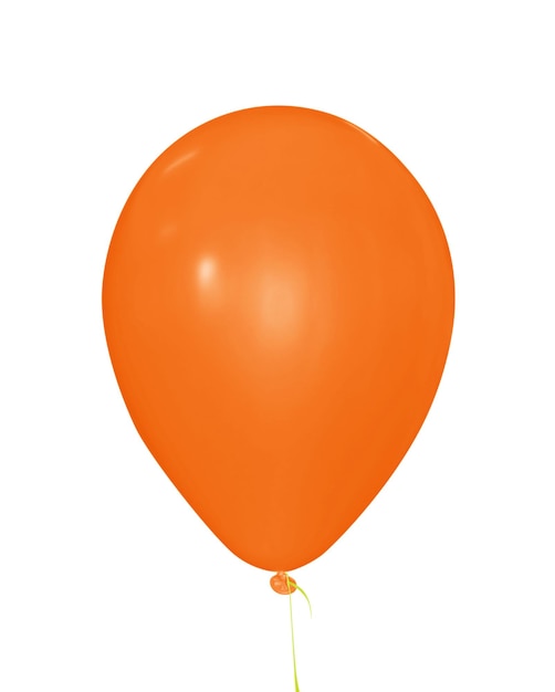 Ballon geïsoleerd oranje