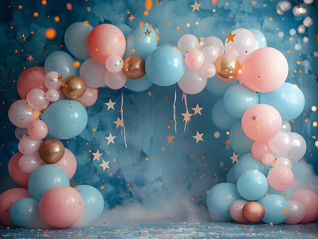 Balloon Backdrop Overlays