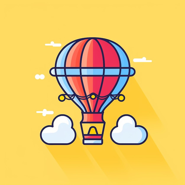 Balloon_Circus_Modern_Line_Icon_Vector_Line