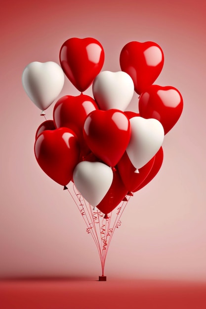 balloon heart shaped