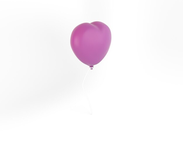 Balloon Left Side With White Background