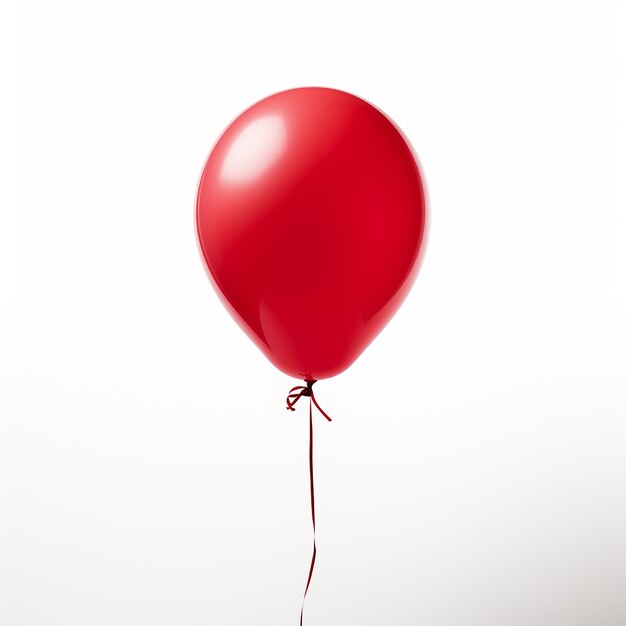 balloon photo on the white background