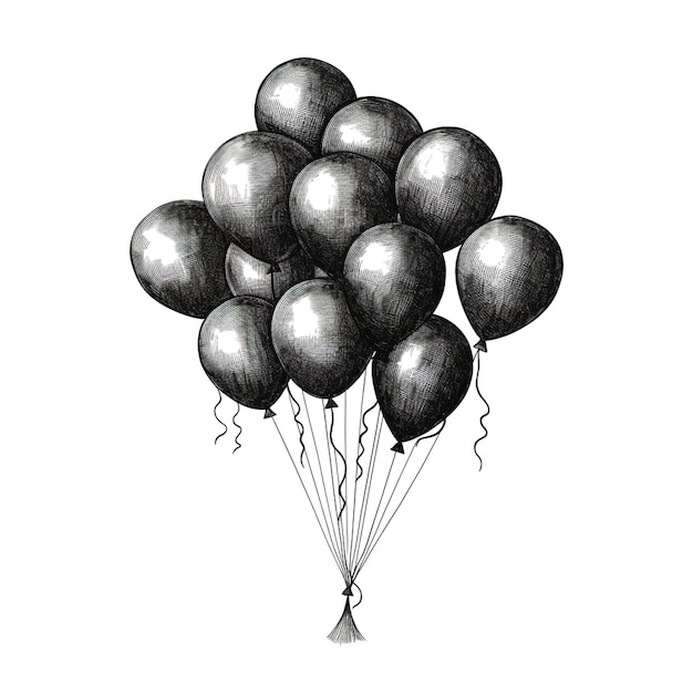 balloon in a photograph