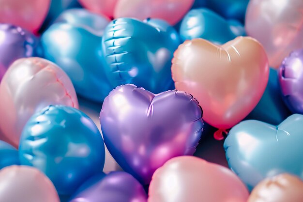 Balloons of Affection Radiant Background