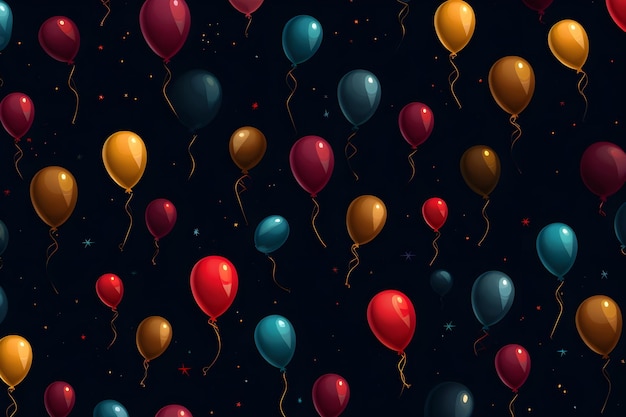 Balloons background