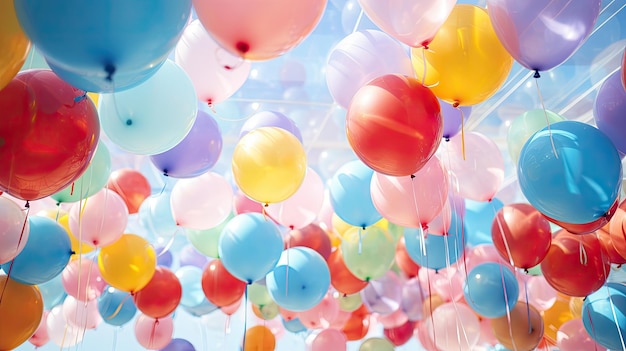 Balloons in celebration