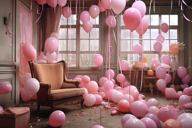 Balloons party decoration