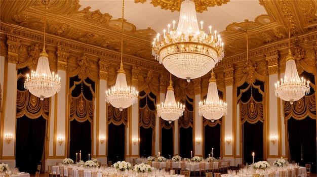 The ballroom at the palace of fine arts