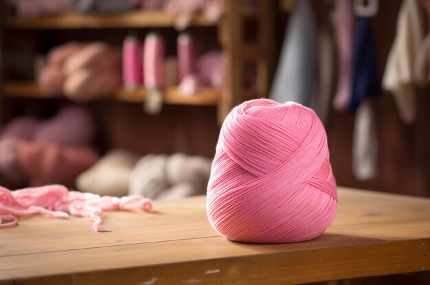 Photo balls of pink yarn barbicore pink threads studio