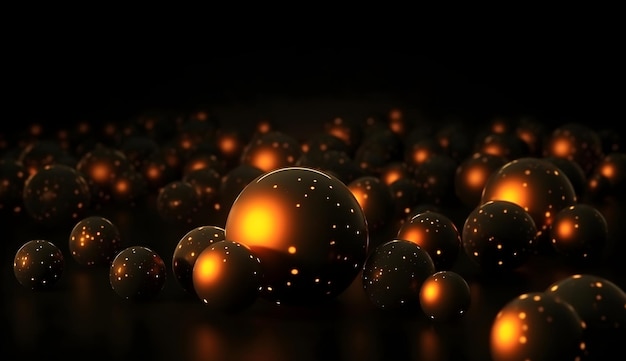 Balls spheres 3d rendering background